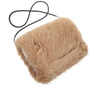 LALAFINA Calentador de Manos y Manguito de Piel Sintética para Mujer, Funda Portátil para Mantener Las Manos Calientes Durante Actividades al Aire Libre