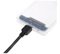 LALAFINA Carcasa para Disco Duro Externo USB Transparente Compatible Discos Duros Ssd para Uso Computadoras