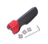 LALAFINA Cepilladora Biseladora Manual Aleación de Aluminio y Acero Inoxidable 4 Piezas con Cuchillas R 1/1.5/2/3 Herramienta Ergonómica para Recortar Bordes para Madera y Pvc