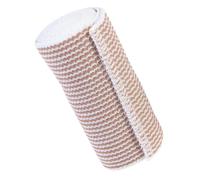 LALAFINA Cinta Alta Elasticidad para Elástica Deportes al Aire Libre Protectora Autoadhesiva Material Algodón y Spandex, Vendaje Tubular Beige