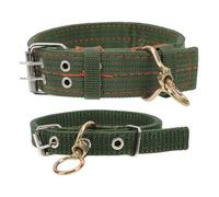 LALAFINA Collares para Ovejas Resistentes de Lona Duradera, Ajustables y Reforzados, Pack de 2 (48 Cm y 64 Cm), Accesorios para Ganado y Suministros de Cría para Uso Agrícola