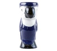 LALAFINA Copa Tiki de Cerámica 550ml Diseño Loro Colorido, Taza para Cócteles Hawaianos, Vaso Original para Bar, Fiestas y Suministros de Coctelería