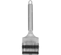 LALAFINA Cortadora de Fideos Manual de Acero Inoxidable, Herramienta Práctica para Hacer Pasta Casera, Mango Ergonómico y Resistente al Desgaste, Apta para Lavavajillas, Color Aleatorio