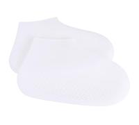 LALAFINA Cubierta de Silicona para Zapatos de Lluvia Color Blanco, Resistente al Desgaste y Fácil de Limpiar, Adecuada para Exteriores y Días Lluviosos