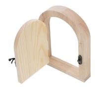 LALAFINA de Interruptor de Luz de Madera a Prueba de Niños Placa Decorativa Adhesiva Diseño Creativo para Enchufes Protección Exterior Mini Tamaño 1