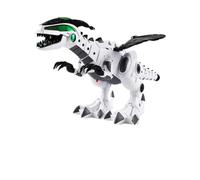 LALAFINA Dinosaurio Eléctrico Decorativo Grande Blanco Función de Niebla y Sonido Realista, Juguete de Mesa Colección de Dinosaurios, Adorno Mecánico para Habitación y Oficina