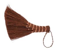 LALAFINA Escoba Pequeña Marrón Ligera Cuerda para Colgar, Herramienta de Limpieza Hogar Adecuado para Barrer Interiores y Mantener Orden en Casa