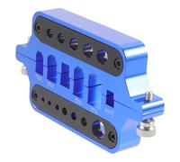 LALAFINA Estación de Soldadura de Azul para Conectores Banana Estación Aislante de Aluminio para Múltiples Dispositivos Herramienta y Duradera para Modelismo Rc