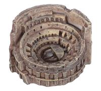 LALAFINA Figura Decorativa de Resina del Coliseo Romano para Escritorio y Terrarios, Modelo de Arquitectura Romana Antigua en Tamaño Pequeño