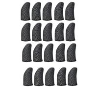 LALAFINA Fundas Antideslizantes para Dedos Transpirables para Juegos Móviles, Accesorios para Gamers, Manga De Cobre, Talla Única, Paquete De 20 Unidades, Diseño Cómodo, Color Cobre