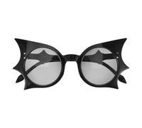 LALAFINA Gafas de Sol Forma de Murciélago Negras para Decoración Verano, Ligeras y Portátiles, Ideales para Fiesta de Halloween y Accesorios de Disfraz