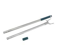 LALAFINA Gancho para Ropa de Alto Alcance de Acero Inoxidable, Barra para Colgar Ropa, Longitud Total 94 cm, para secar y alcanzar Prendas Altas en Armario y balcón, Varios Estilos