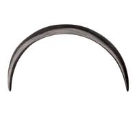 LALAFINA Horquilla Curva Cabello de Madera Ébano Negro 11.5 Cm Diseño de Luna, Palillo para Moños y Accesorios Cabello de Mujer, Adecuado para Peinados Retro y Fiestas