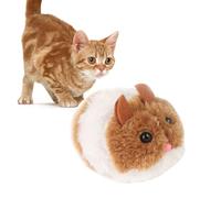 LALAFINA Juguete Diseño Gato Gatos Interactivo en Ratón para Forma de Marrón de Felpa el Simulación para Estimular Juego Aumentar el Vínculo y Entre Dueño