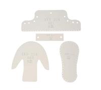 LALAFINA Kit de Plantillas de Acrílico Corte de Precisión y Alta Resistencia al Clima Color Aleatorio para Hacer Colgantes de Botas DIY Adecuado para Manualidades