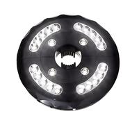 LALAFINA Luz de Paraguas Recargable USB LED Portátil Cable para Camping Jardín Emergencias y Actividades y Ligera Sin Batería Incluida