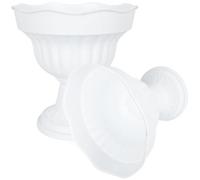 LALAFINA Macetas Plásticas para Jardín y de Bodas, Contenedores Decorativos de 29,5 CM de Diámetro, para Entradas y