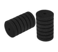 LALAFINA Manga de Filtración de Prefiltro para Acuario 2piezas Esponja Negra Gruesa Adecuada para Agua Dulce y Salada Accesorios de Filtro