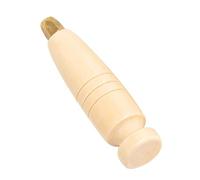 LALAFINA Mango de Lezna para Trabajar Cuero Mango de Madera Maciza Accesorio Reemplazable para Costura Artesanal de Punzón para Bricolaje y Mantenimiento de Calzado