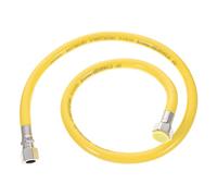 LALAFINA Manguera de Gas Natural Inoxidable Resistente la Corrosión y para Estufas y Equipos de Gas con y Tapón para Cocinas y Calderas