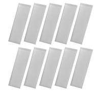 LALAFINA Material de zinc 10 placas 5x2 cm para proyectos de galvanoplastia y experimentos con baterías de frutas en entornos educativos