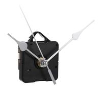 LALAFINA Mecanismo de Reloj Silencioso a Pilas para Bricolaje, Kit de Repuesto Motor de Cuarzo, Eje 25-30 Cm, Compatible Manecillas en Forma de Corazón, Color Plata, para Relojes de Pared