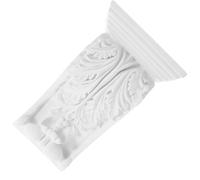 LALAFINA Ménsula Decorativa Tallada Estilo Europeo para Columna Romana, Decoración de Hogar en Pu, Color Níveo, Ancho 13.5 Cm, Aplique para Muebles y Revestimiento de Puertas, Adecuado