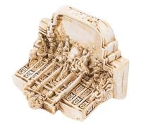 LALAFINA Miniatura de Iglesia Fontana de Trevi de Resina, Adorno de Construcción Decorativo para Escritorio, Modelo Arquitectónico Vintage Italiano para Hogar, Oficina y Hotel, Souvenir