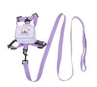 LALAFINA Mochila Arnés para Gatos Pequeños Diseño Adorable Correa Resistente al Aire para Paseos y Excursiones con Mascotas Pequeñas