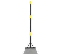 LALAFINA Pala para Desherbar, Raspador de Césped, Mango Ajustable, Acero al Carbono y Plástico, para Parterres y Bordes, Limpieza de Jardín, Jardineros Profesionales y Aficionados