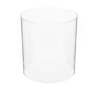 LALAFINA Pantalla de Vidrio Grande para Lámpara de Aceite, Cubierta Transparente Resistente al Viento, Repuesto para Lámpara de Queroseno de 11x11x11,8 Cm, Adecuado para Uso en Camping