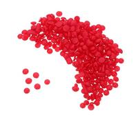 LALAFINA Perlas de Cera para Fundición de Precisión en Color Rojo, Cera Moldeable para Joyería y Colgantes, Adecuado para Manualidades y Procesos Creativos