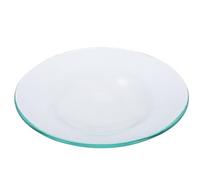 LALAFINA Plato Calentador de Cera para Aromaterapia de 8 Cm, Placa Repuesto Transparente para Quemador de Fragancia, Accesorio para Calentadores Eléctricos y Lámparas de Aceites Esenciales
