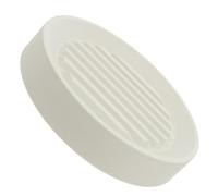 LALAFINA Plato para Maceta Redonda con Ruedas Ocultas, PP, Blanco | Bandeja Móvil para Plantas en Interior, 19,50x15,00x3,50cm, para Macetas y Tiestos