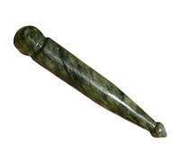 LALAFINA Pluma De Acupuntura De Jade Herramienta De Masaje Con Piedra De Jade Herramientas De Masaje Facial De Raspado Gua Sha Jade Palo De Masaje Portátil Barra De Acupresión