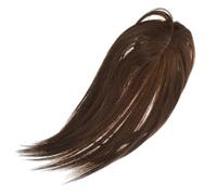 LALAFINA Postizo para Cabello Fino Mujer 35 Cm Natural Ligero Color Marrón Claro Volumen sin Costuras para Uso Diario Accesorio Invisible para Coronilla