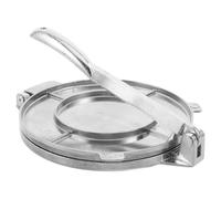 LALAFINA Prensa para Tortillas Mexicanas de 16 Cm, Prensa Manual de Metal Antideslizante para Bolas de Masa Hervida y Empanadas, Herramienta Versátil para Cocina Casera y Utensilios