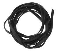 LALAFINA Protector de Borde de Puerta de Goma en U, Tira de Sellado Flexible y Resistente al Impacto, Perfil de Caucho para Chapa Metálica y Vidrio, Burlete para Aislamiento y Protección