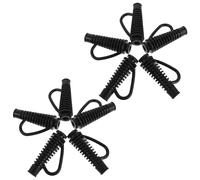 LALAFINA Protector de Cable Instalación sin Esfuerzo de Plástico Negro para Secador de Pelo y Diámetro de Orificio 1.7cm, Adecuado para Rutinas de Estilismo en Casa