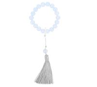 LALAFINA Pulsera Diseño Hermoso y Efecto Visual Atractivo de Cuentas de Vidrio Delicada y Chic para Uso en Festivales y Oraciones