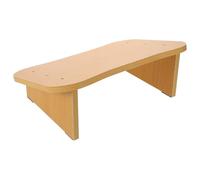 LALAFINA Reposapiés Ergonómico de Madera para Oficina y Soporte para Pies Debajo de Escritorio Descanso para Pies con Diseño Inclinable para Aliviar Estrés y la