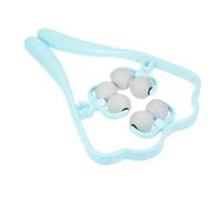 LALAFINA Rodillo de Masaje para Cuello Portátil y Ligero de Abs, Herramienta Manual Multifuncional para Aliviar y Relajar los Músculos del Hombro