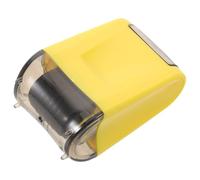 LALAFINA Sello de Pentagrama Musical Autoentintable, Sello de Rodillo de Cinco Líneas, Plástico Amarillo, Portátil, Accesorio para Libreta de Música, para Marcar Partituras y Componer,