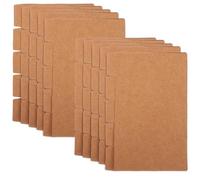 LALAFINA Separadores de Carpeta 20 Sets de Tarjetas Índice de 3x5 Pulgadas de Papel Marrón Divisor de Carpeta 5 Hojas por Set para Oficina y Papelería