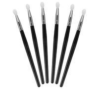 LALAFINA Set de 6 Pinceles de Silicona para Maquillaje Mujer, Aplicadores de Sombra de Ojos y Mascarilla Facial Superficie Resistente y Diseño Profesional