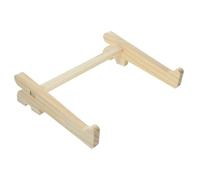 LALAFINA Soporte Elevador de Madera para Ordenador Portátil Base Ergonómica para la Refrigeración para Oficina y Hogar Compatible con Portátiles