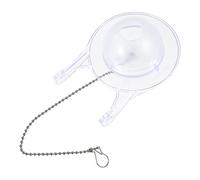 LALAFINA Válvula de Desagüe para Inodoro Transparente Repuesto Flapper Sellado para Tanque Wc Kit Reparación Descarga Baño Fácil Instalación