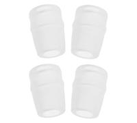 LALAFINA Válvulas de Mordida Suaves de Silicona para Botella Deportiva, 4 Piezas White Rotas, Boquilla de Repuesto para Botella de Agua y Bolsa de Hidratación, Uso en Ciclismo y Trail