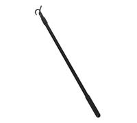 LALAFINA Varilla para Cortina Telescópica de Aluminio Negra 60 Cm Ajustable Barra para Cortinas y Persianas Barra de Inclinación para Ciegos Uso Doméstico