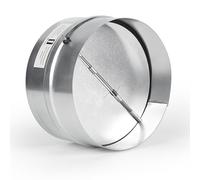 LALAGO Ø150 mm Válvula de Retención de Aire, Tapa Antirretorno con Junta de Goma, Válvula Antirretorno con Válvula de Retención Automática para Conducto de Ventilación y Salida de Aire